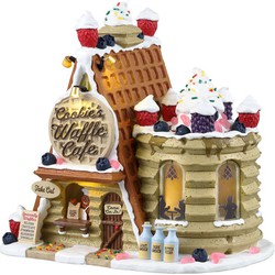 Cookie's Waffle CafE 17x24x24 cm Kersthuisje