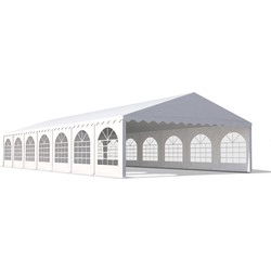 Professionele Partytent PVC 6x14x2,3 mtr in Wit