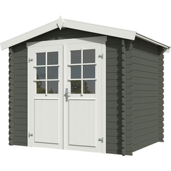 Blokhut Ingo 230x175 Green Grey-Wit