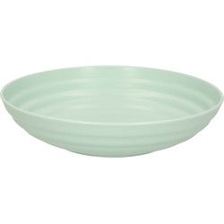 Plasticforte diep soep bord - groen - kunststof - D19 cm - Diepe borden
