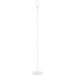 Ideal Lux Microphone - Witte Vloerlamp - Modern Design - E27 Fitting