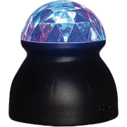 Mini Discolight Led Multi / Black Base / 3Xaaa With Dc