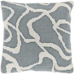 Unique Living - Sierkussen Nanou Beach Blue -45x45cm