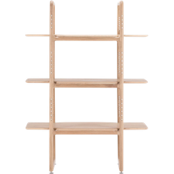 Muse room divider houten boekenkast naturel - 140 cm
