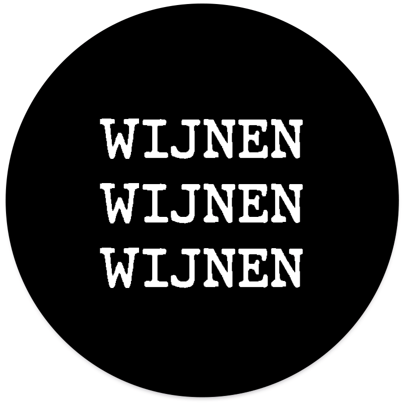 Label2X Muurcirkel wijnen wijnen wijnen Ø 60 cm / Forex - Ø 60 cm - 