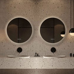 Lumoire Badkamerspiegel met Verlichting - Richmond - 60CM Rond - Set van 2 - Anti Condens Verwarming