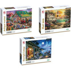 Feel Home - Set van 3 Puzzels - Landschap Editie