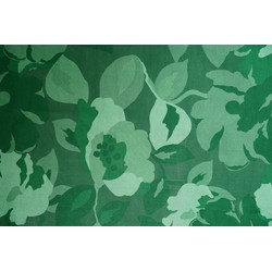 Zydante Swisstech® - Dekbedovertrekset - The Cotton Collection - Green Flowers  - 200x200/220 + 2*60x70 cm