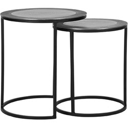LABEL51 Salontafel Set Pair - Antiek ash - Metaal - 40 cm