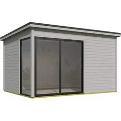 Blokhut Olivia 385x295 Platinum Grey