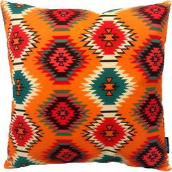 Orange Aztec | 45 x 45 cm | Kussenhoes | Katoen/Linnen