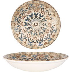 Rinart Diepbord - Aztec - Porselein - 23 cm (900cc) - set van 6
