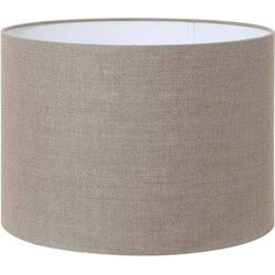 Light & Living - kap - Dark Linen - grijs - textiel - Ø 25cm - E27 - 2226347