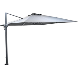 Garden Impressions Hawaii Big Pole telescopic zweefparasol 300x400 cm - donker grijs