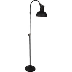 Clayre & Eef Vloerlamp  59x27x189 cm  Zwart Ijzer Staande Lamp