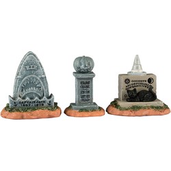 Horrid Headstones 4x10x16 cm 3st Halloween