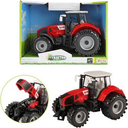 Twisk  Tractor 20 cm frictie rood 28510A