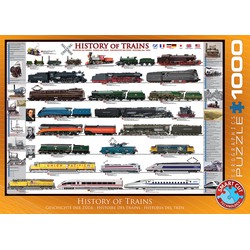 Eurographics Eurographics puzzel History of Trains - 1000 stukjes