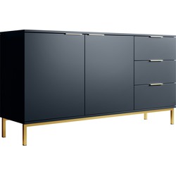 Meubella Dressoir Ponchi - Blauw - 150 cm