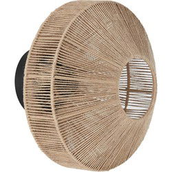 Light & Living - wandlamp - Lyra - naturel - jute katoen - E27 - 3126184