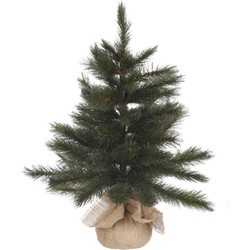 Triumph Tree Forest Frosted Kunstkerstboom in Jute - H60 x Ø46 cm - Groen