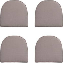 Madison -  Zitkussen Wicker York Panama taupe - Ca. 48x48 cm - Set van 4