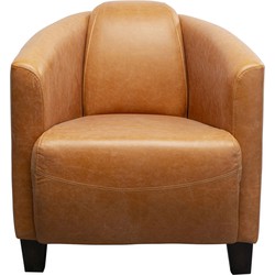 Fauteuil Cigar Lounge Smart Leather Light Brown
