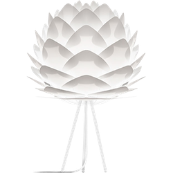 Silvia Medium tafellamp white - met tripod wit - Ø 50 cm