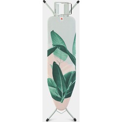 Ironing Board B, 124x38 cm, Steam Iron Rest - Tropical Leaves