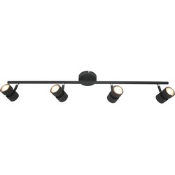 Steinhauer plafonniere Natasja led - zwart - metaal - 7904ZW