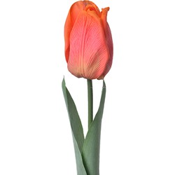 Clayre & Eef Kunstbloem Tulp 50 cm Oranje Kunststof