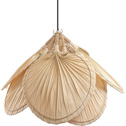 Groenovatie Palmblad Hanglamp, Handgemaakt, Naturel, ⌀42 cm