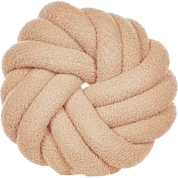 Beliani AKOLA - Sierkussen-Beige-Bouclé