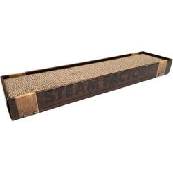 CROCI KRABPLANK HOMEDECOR WENGE HOUTPRINT DONKERBRUIN 48X12,5X5 CM
