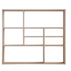 Wandplank 9 compartimenten L90 cm - Mika