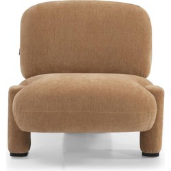 Scandinavische fauteuil Louise chenille terracotta