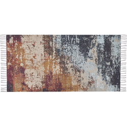 GERMENCIK - Vloerkleed - Multicolor - 80 x 150 cm - Polyester