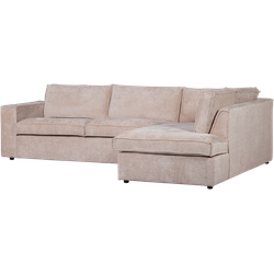 WOOOD Hoekbank Rechts Hajo - Chenille - Sand - 84x283x197