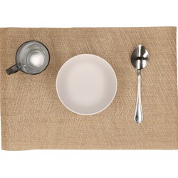 Svenska living Placemats - 6x stuks - polyester - 45 x 30 cm - Placemats