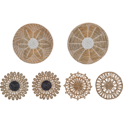 Beliani PINTANO - Wanddecoratie-Natuurlijk-Zeegras