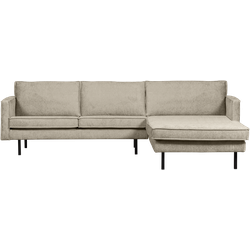 BePureHome Chaise Longue Rechts  - Velvet - Wheatfield - 85x300x155