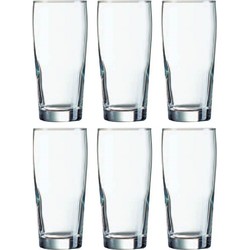 Arcoroc fluitjes bierglazen - 24x stuks - 330 ml - Bierglazen - Bierglazen