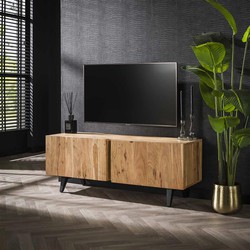 Hoyz Collection - TV-meubel 2L Block Massief Acacia - 40x135x50cm