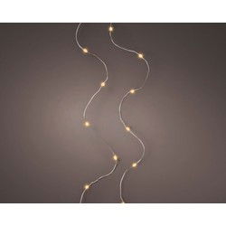 Micro LED string BO l95 cm zilver/klassiek warm kerstverlichting