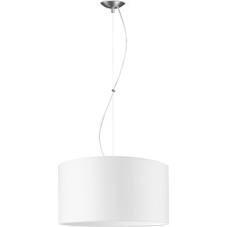 hanglamp basic deluxe bling Ø 50 cm - wit