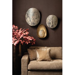 PTMD Wandlamp Hen - 40x18x46 cm - Steen - Naturel