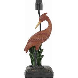 Light&living Lampvoet 18x14x46 cm CRANE bordeaux-zwart