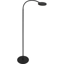Mexlite - vloerlamp - Platu - zwart - kunststof metaal - design lamp - LED - 3351ZW