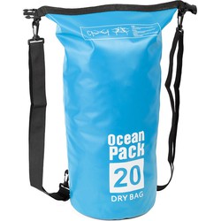 Decopatent® Waterdichte Tas - Dry bag - 20L - Ocean Pack - Dry Sack - Survival Outdoor Rugzak - Drybags - Boottas - Zeiltas -Blauw