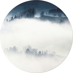 Muurcirkel Misty Landscape